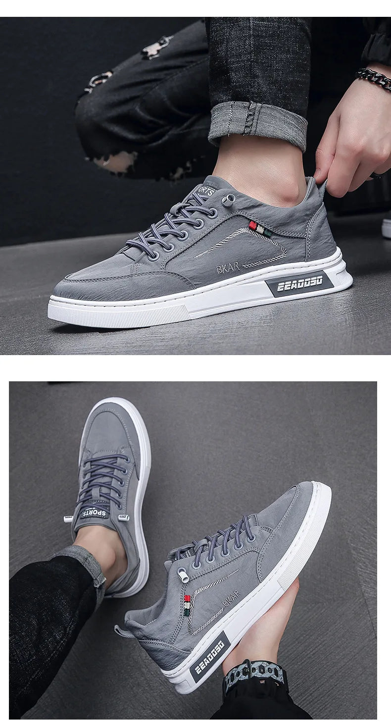 Men's Casual Shoes Waterproof Breathable Men's Vulcanized Shoes Comfortable Lightweight Quality Vulcanized Shoes for Men Sneaker