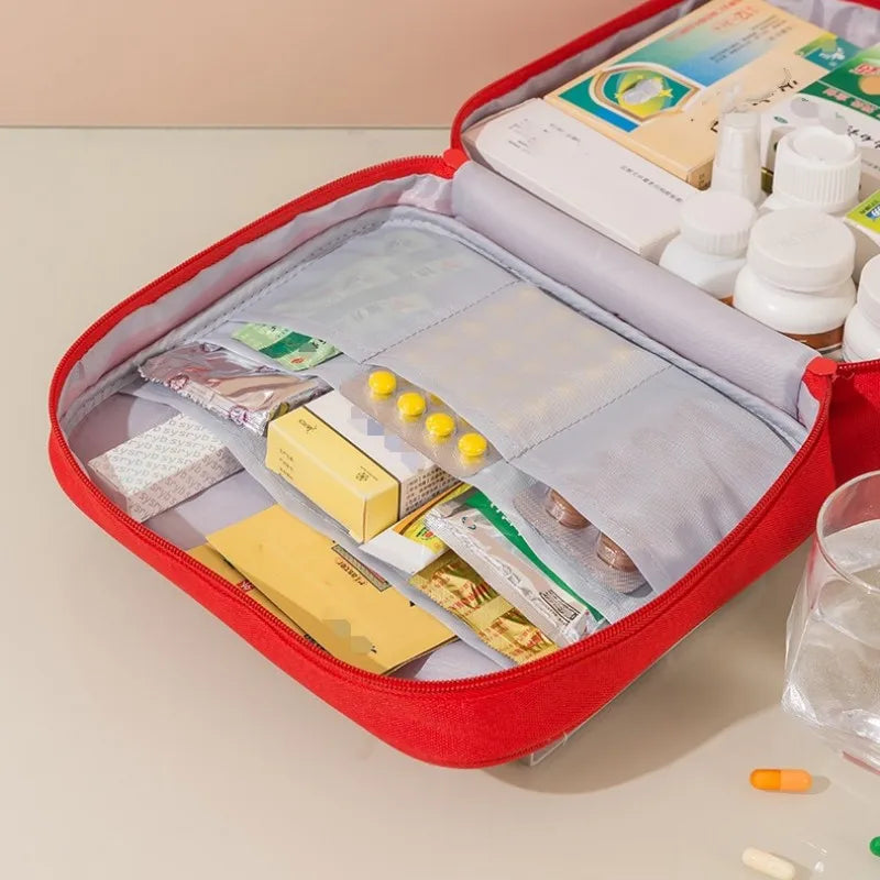 3Pcs/set Home travel Portable Medical Storage Bag Camping Emergency First Aid Kit Organizer Home Outdoor Travel Pill Case Gifts