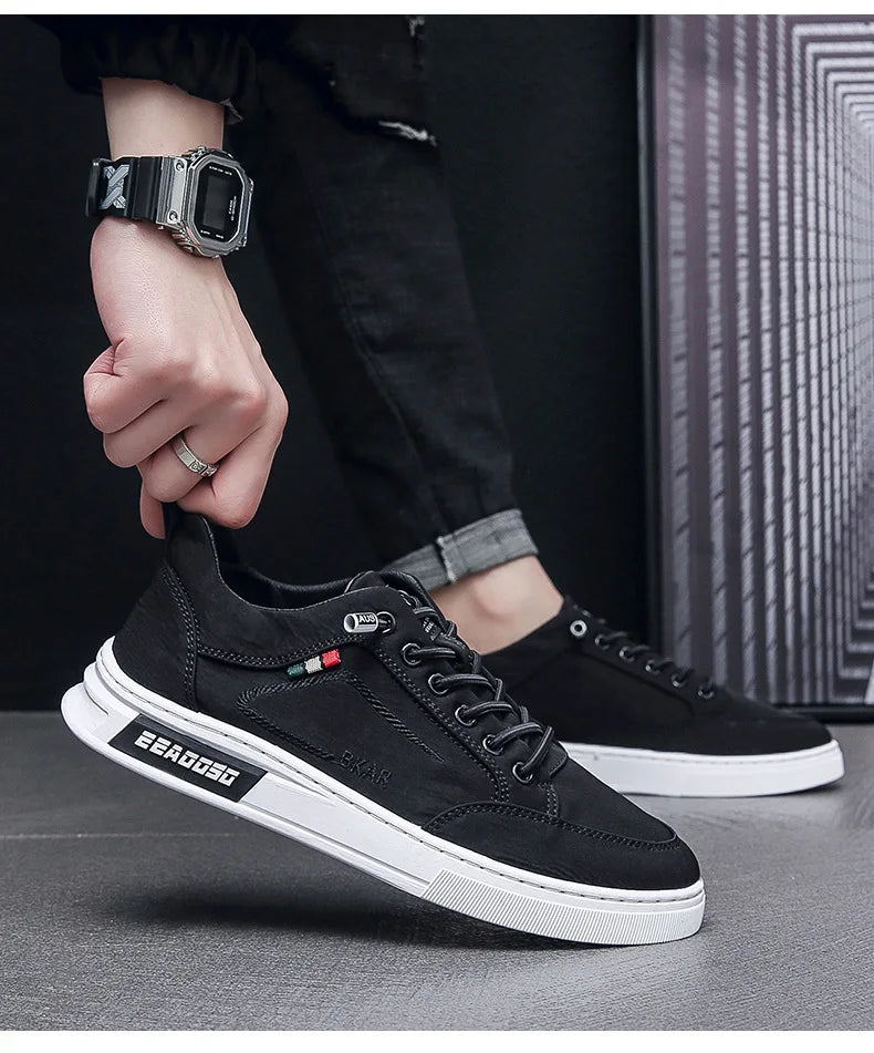 Men's Casual Shoes Waterproof Breathable Men's Vulcanized Shoes Comfortable Lightweight Quality Vulcanized Shoes for Men Sneaker