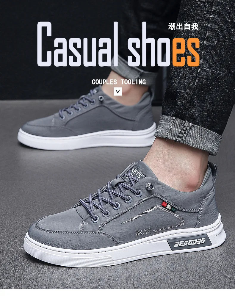 Men's Casual Shoes Waterproof Breathable Men's Vulcanized Shoes Comfortable Lightweight Quality Vulcanized Shoes for Men Sneaker