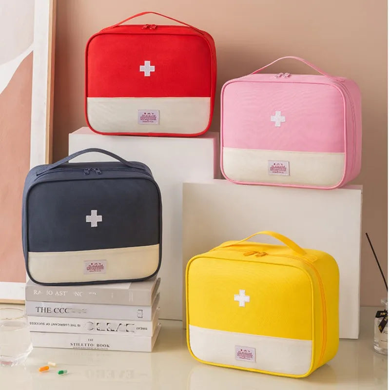 3Pcs/set Home travel Portable Medical Storage Bag Camping Emergency First Aid Kit Organizer Home Outdoor Travel Pill Case Gifts