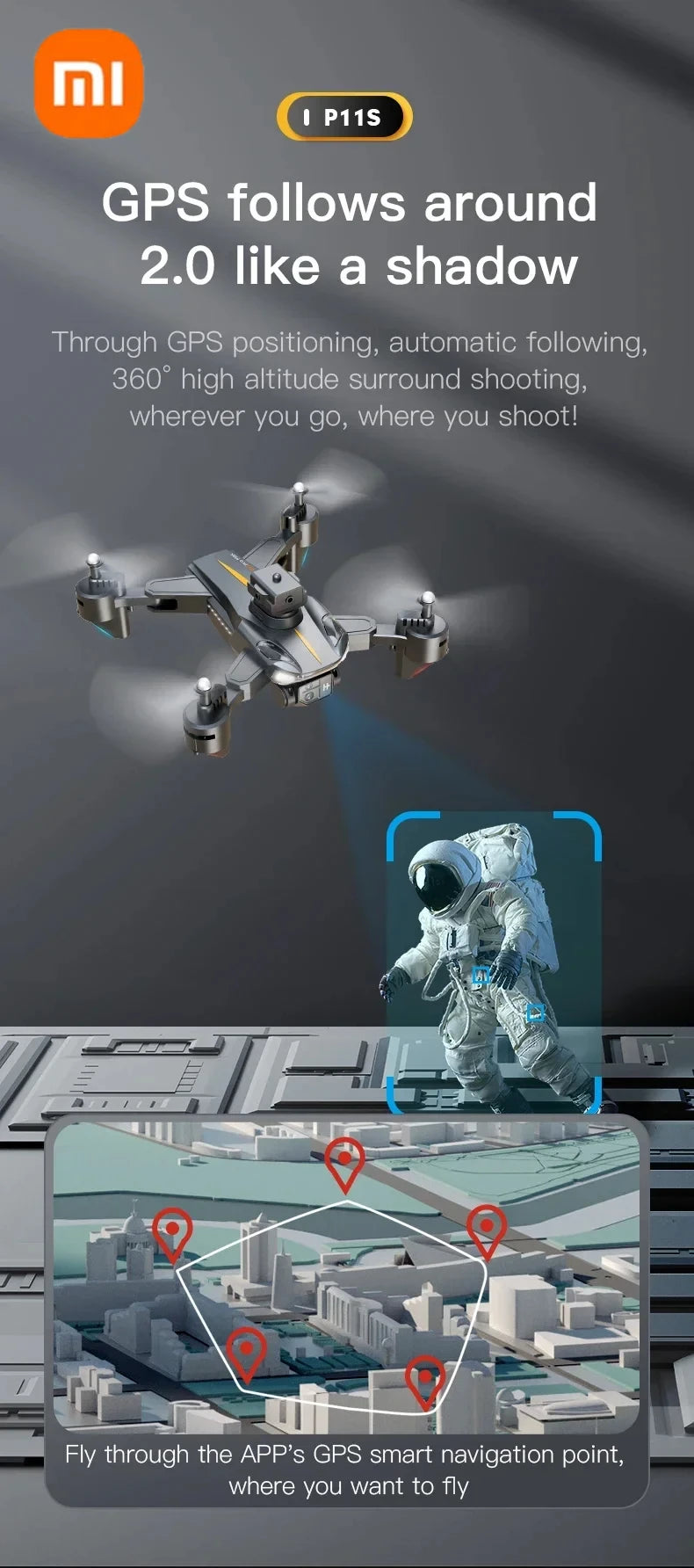 Xiaomi MIJIA P11 Pro Max Drone 5G GPS 8K HD Professional Aerial Photography Camera Obstacle Avoidance Brushless 10000M New