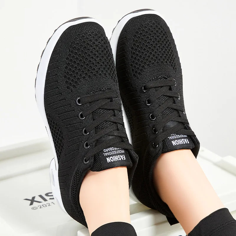 Spring women's shoes large size running shoes Casual air cushion sports shoes sneakers