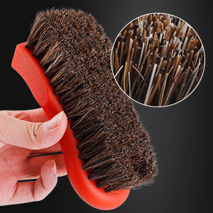 SPTA 3Pcs Car Detailing Brush Kit, Leather&Textile Car Interior Brush, Comfortable Grip and Scratch-Free Car Detailing Cleaning