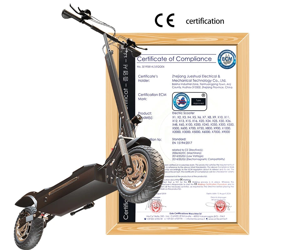 Electric Scooter Adults, 10" Pneumatic Tire, 2500W , Max 70KM Long Range Double Braking System Adult Electric Scooter with LCD